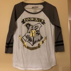 Harry Potter Hogwarts 3/4 Sleeve Shirt